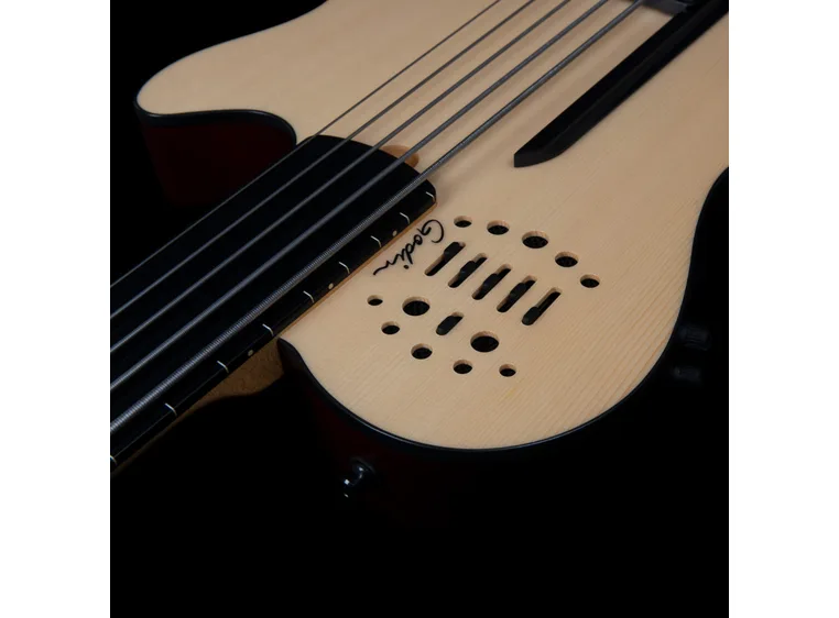 Godin A5 Natural Fretless A/E Bass 