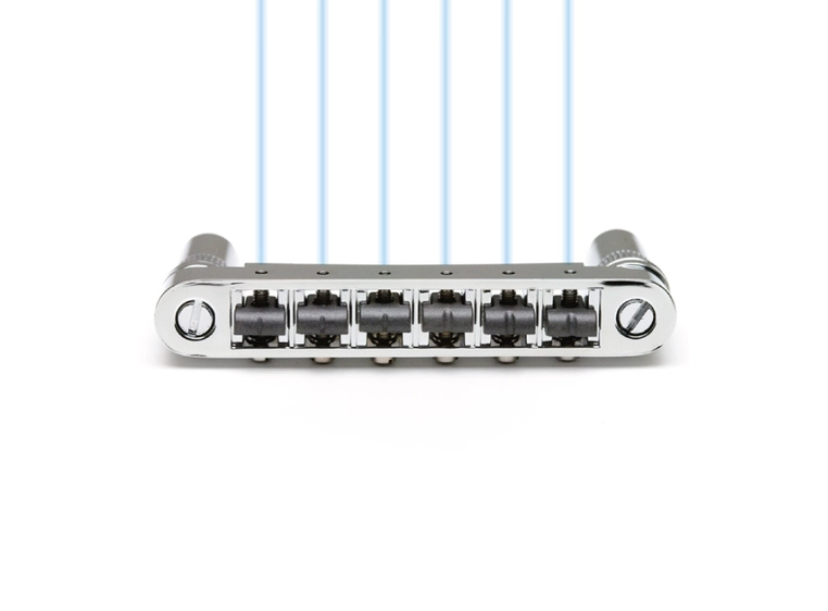 Graph Tech Ghost PN-8863-C0 - Loaded ResoMax NV2 Bridge, 6 mm - Chrome 