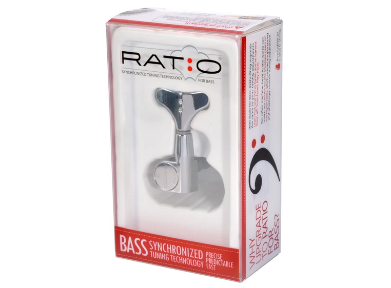 Graph Tech PRB-5320-C0 Ratio Bass Machine Heads 3 + 2 - Chrome 