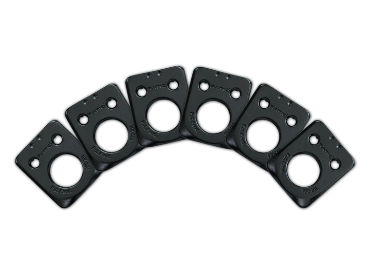 Graph Tech PRT-952-201-B0 Ratio InvisoMatch Mounting Plates (6 pcs.) BK 