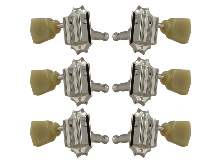 Grover 135N Vintage Guitar Machines Heads, 3+3 - Nickel 