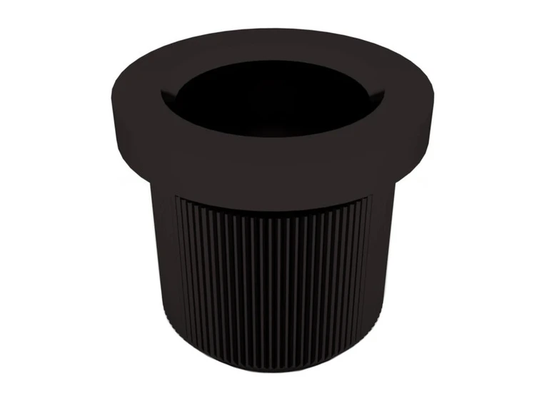 Hipshot 6L150B - Guitar String Ferrules 1 pc. - Black 