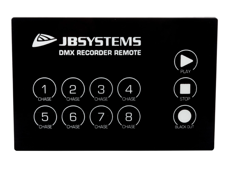 JB Systems DMX Recorder remote Kompatibel med JB Systems DMX recorder 