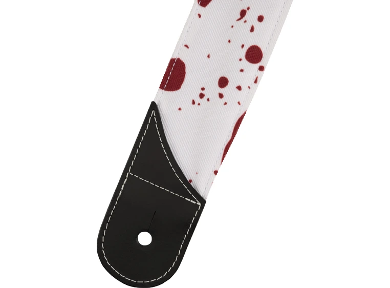 Jackson Splatter Strap White and Red, 2" 