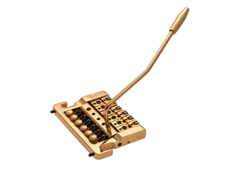 Kahler 2200 - Stud Mount Guitar Tremolo (Steel Cam / Steel Saddles) - Gold 