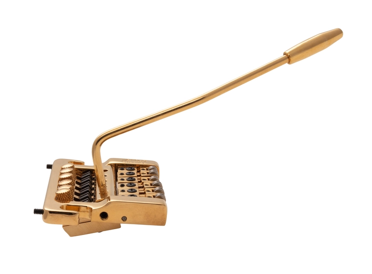 Kahler 2200 - Stud Mount Guitar Tremolo (Steel Cam / Steel Saddles) - Gold 