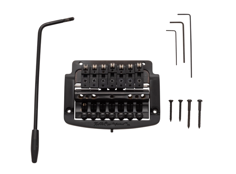 Kahler 2317 - 7-String Flat Mount Guitar Tremolo - Black 