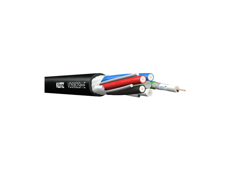 Klotz HD-SDI multichannel video 5 x 0.6/28.AF FRNC Eca 50m 