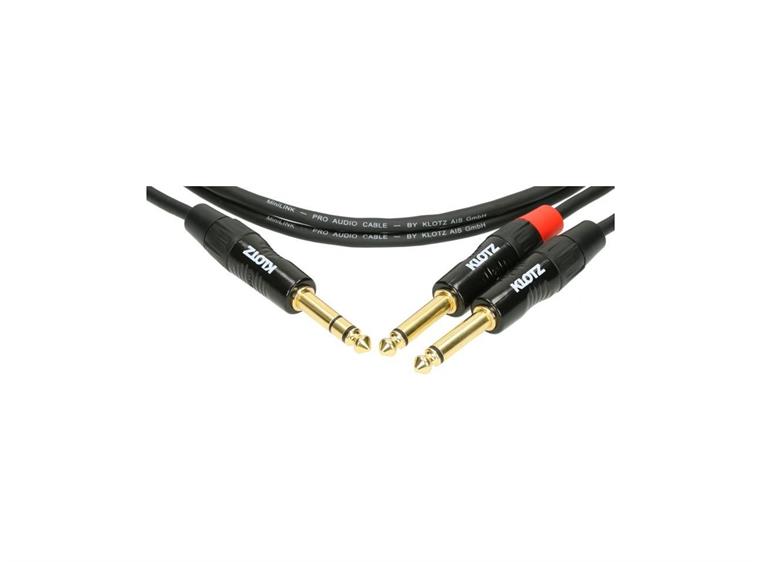 Klotz KY1 MiniLink Pro insert cable Jack-2 x jack 90cm
