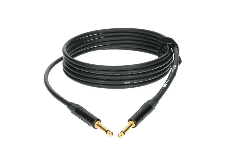 Klotz LaGrange supreme guitar cable gold tip str.-angl. 4,5m 