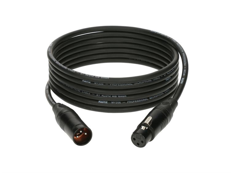 Klotz M1 professional microphone cable Sort Klotz XLR 1m