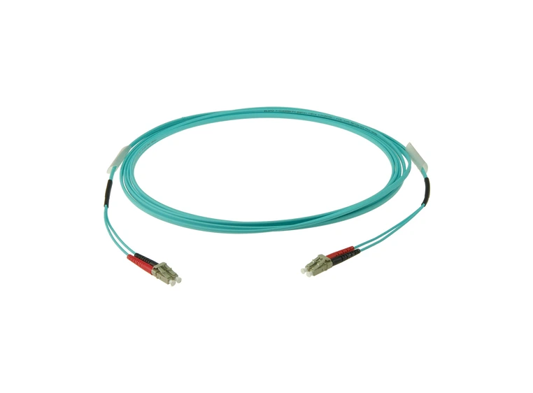 Klotz fiber optic duplex flat cable multimode OM3 LC-LC 50m 