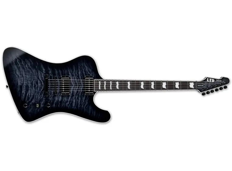 LTD Phoenix-1000 QM See Thru Black Sunburst 