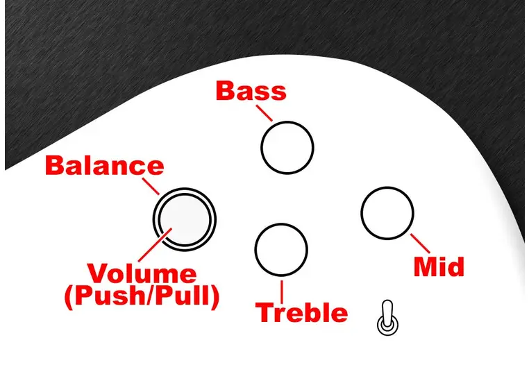 MEC 60055 - Warwick Streamer FNA Jazzman 3-Way Electronics w/ Toggle Switch 