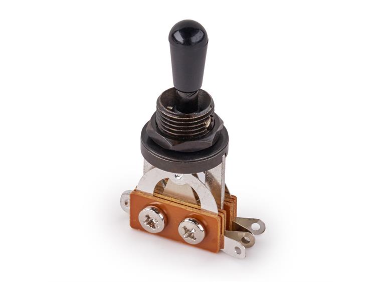 MEC Toggle Switch, ON/ON/ON DP3T - Black