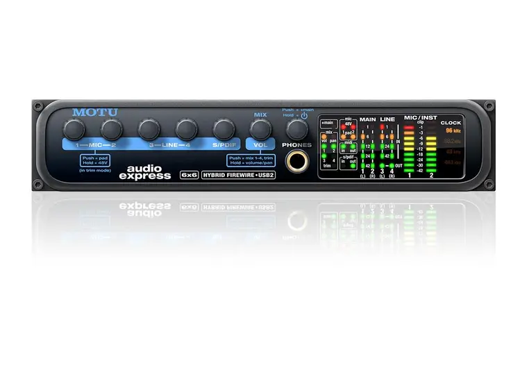 MOTU Audio Express USB&FW Lydkort 6 x 6 Hybrid Firewire/USB2 interface 
