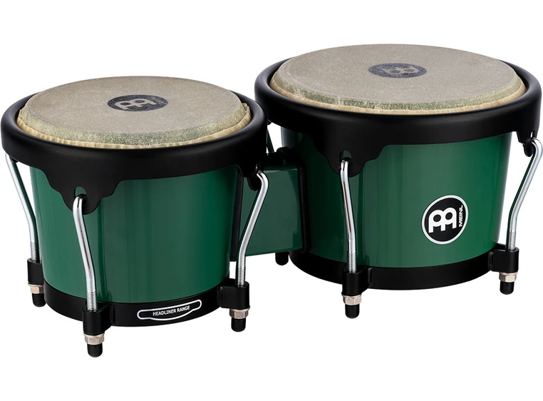 Meinl Bongo, Journey Series ABS 6½ + 7½, Forest Green, HB50FG 