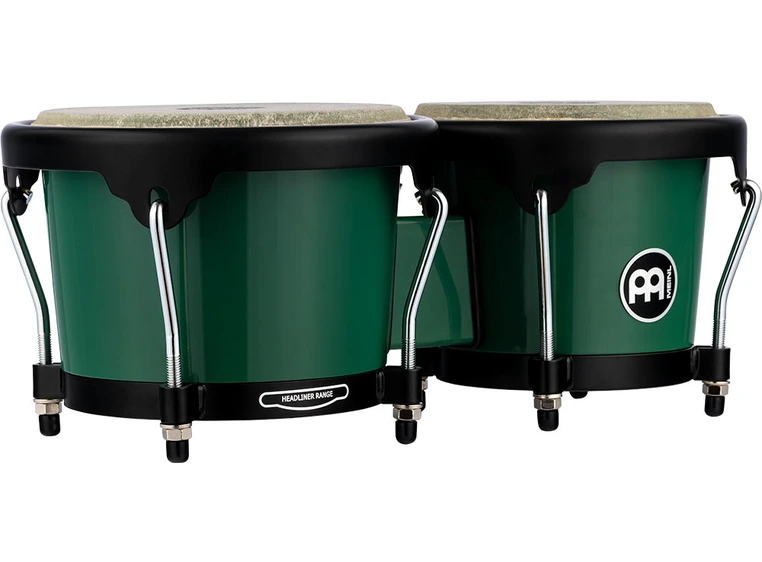Meinl Bongo, Journey Series ABS 6½ + 7½, Forest Green, HB50FG 
