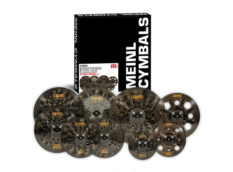 Meinl Cymbals CCD-ES1 Classics Custom Dark 8 pcs Cymbal-set 