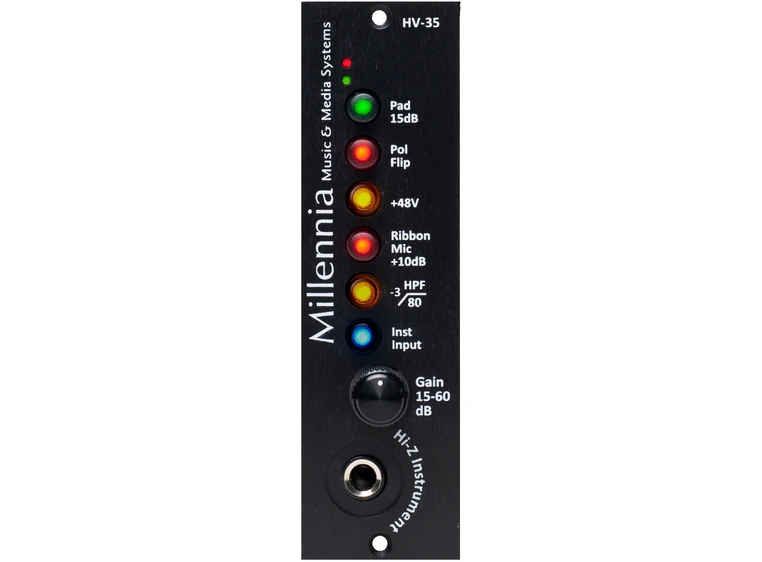 Millennia HV-35 Mic & Instrument Preamp 500 Series for API frames 