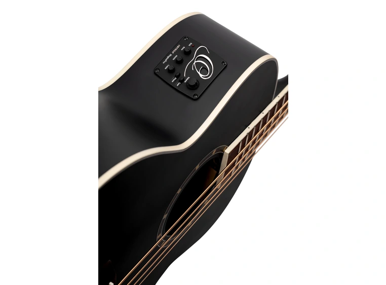 Ortega D7E-SBK-4 4-strängad Ak. bass Med mik., Non cutaway, Satin Black 