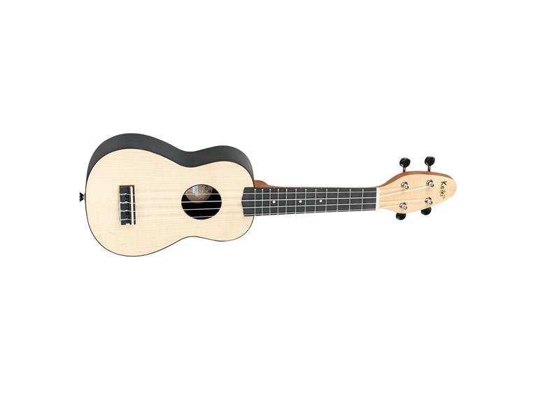 Ortega K2-MAP Keiki Soprano ukulelepakke, Maple
