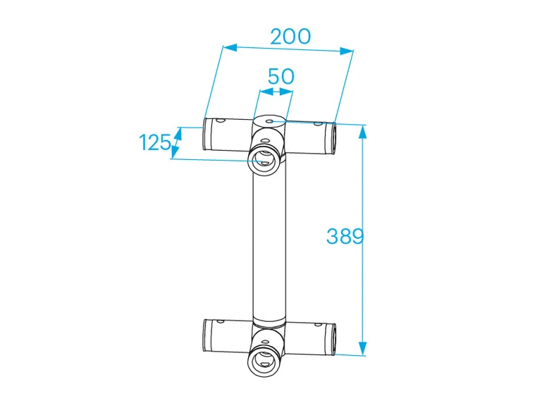 PROLYTE BOX-40L Boxcorner Alu U/Koblinger 