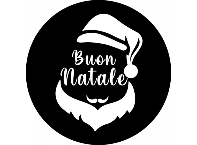 Prolights Gobo xmas Buon Natale 4 G size, Black and white 