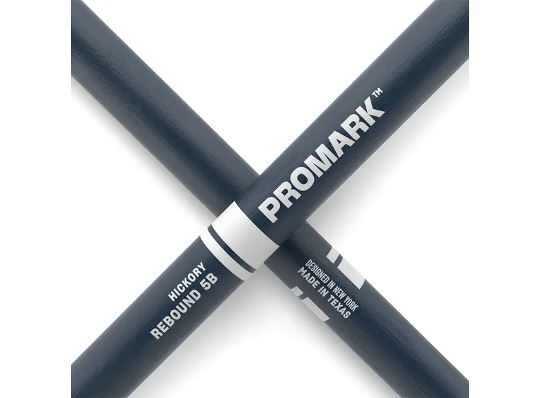 Promark RBH595AW-BLUE Rebound 5B Hickory Acorn tip. Blue 