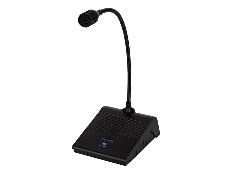 RCF BM 3014 Desk-top paging mike console 5m. cable with XLR conn. 