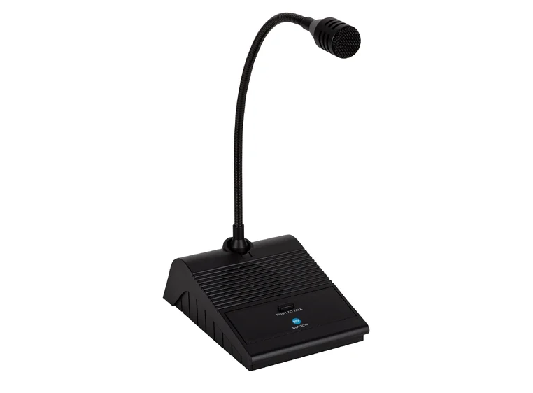RCF BM 3014 Desk-top paging mike console 5m. cable with XLR conn. 