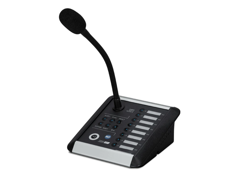 RCF BM 7608 8 zone paging mikrofon For DXT7000 system 
