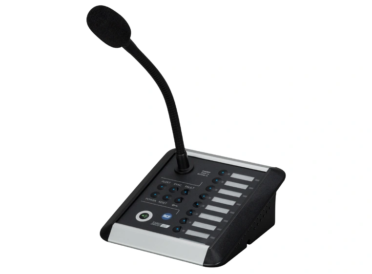 RCF BM 7608 8 zone paging mikrofon For DXT7000 system 