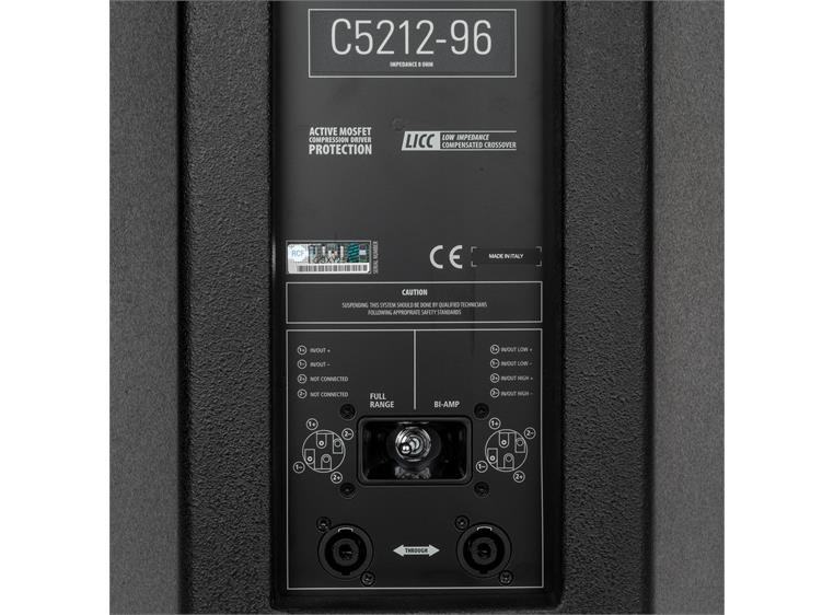 RCF C 5212-96 2-veis høyttalersystem 12" - 2" - 90x60 - 500W