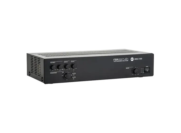 RCF MMU 3100 Kompakt forsterker Møtesystem for opptil 80 mikrofonsett 