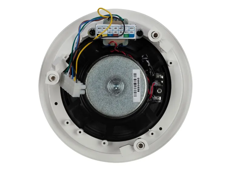 RCF PL 6X 6" coax flush mount Ceiling speaker  with line transf., 12W 
