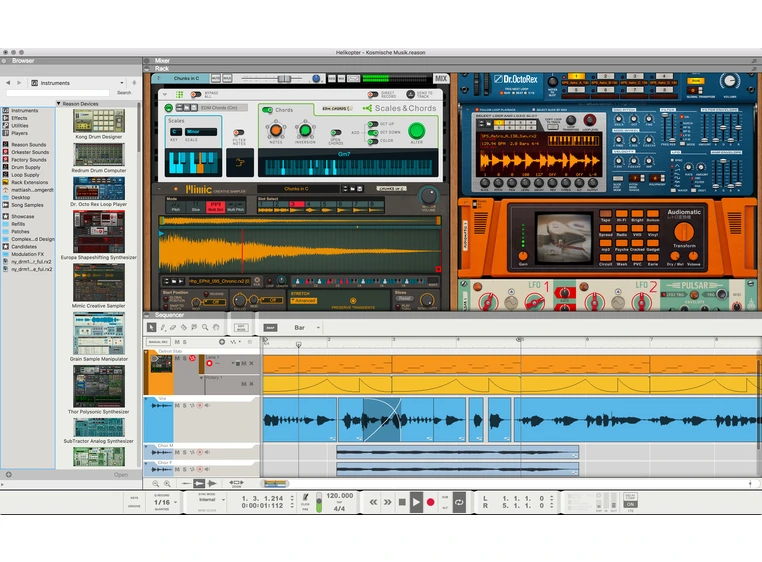 Reason Studios REASON12 Upgrade-Download fra Intro/Ltd/Essentials/Adapt/Lite 