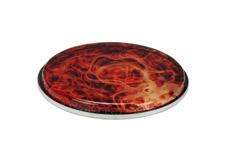 Remo BD-0009-00-SC017 R-Series Skyndeep Clear Tone Doumbek, Orange Mist, 9" 