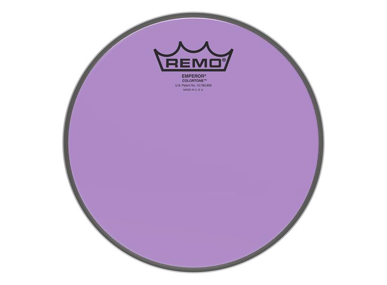 Remo BE-0308-CT-PU Emperor Colortone Purple Drumhead, 8"