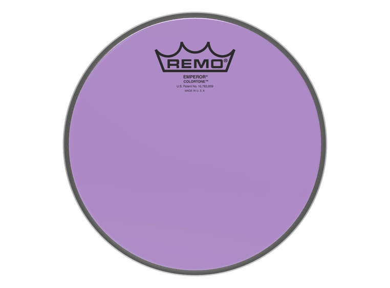 Remo BE-0308-CT-PU Emperor Colortone Purple Drumhead, 8" 