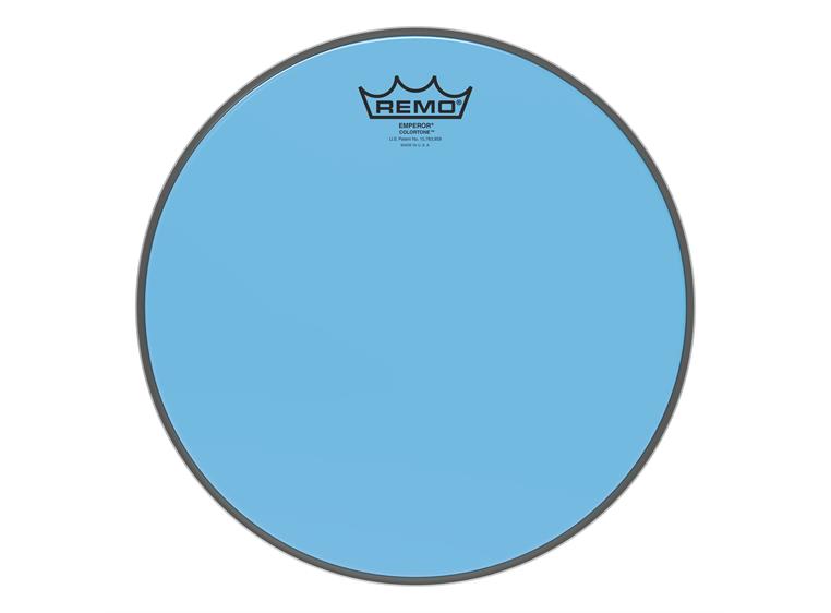 Remo BE-0312-CT-BU Emperor Colortone Blue Drumhead, 12"