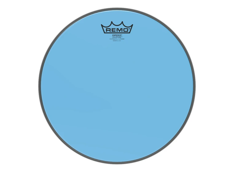 Remo BE-0312-CT-BU Emperor Colortone Blue Drumhead, 12" 