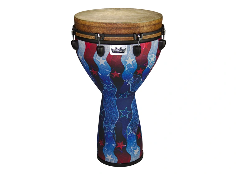 Remo DJ-0014-31- Mondo Djembe Drum Jubilee Red, 14" 