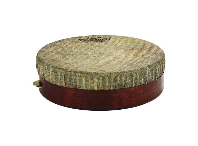 Remo ET-8227-00 Traditional Kanjira Drum Antique Veneer, 7" 