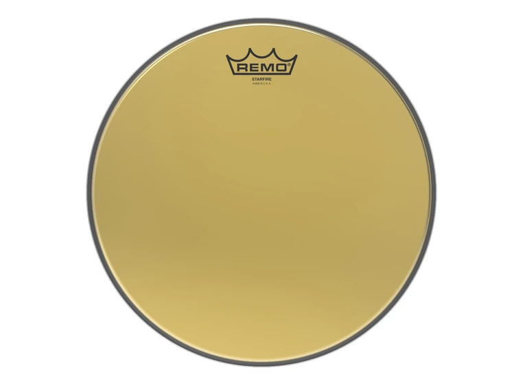 Remo GD-0012-00- Ambassador Starfire Drumhead - Gold, 12" 