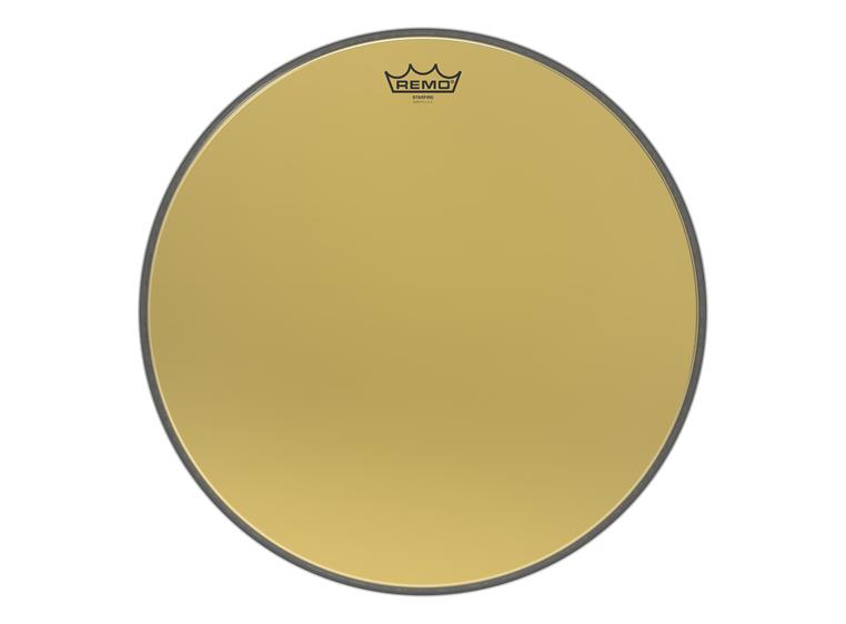 Remo GD-1018-00- Ambassador Starfire Bass Drumhead - Gold, 18"