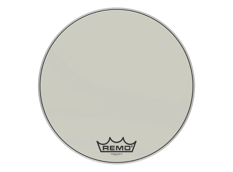 Remo GE-1322-MP- Gleneagles Hazy White Pipe Band Bass Drumhead, 22" 
