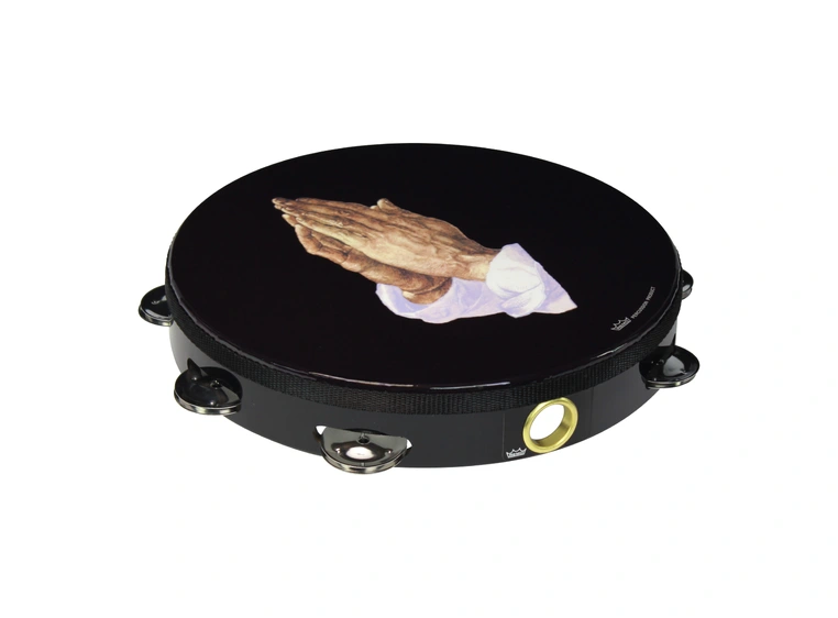 Remo TA-9110-14- Praise Tambourine Praying Hand , 10" 