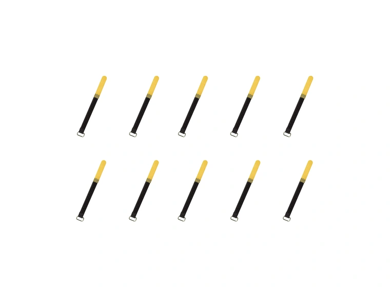 RockBoard Cable Ties, 10 pcs. Extra Small - Yellow 