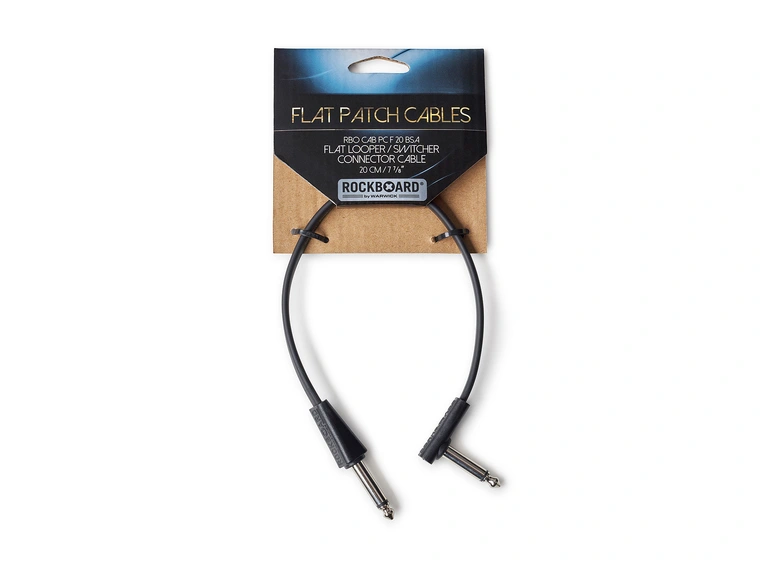 RockBoard Flat Patch Looper/Switcher Connector Cable - 20 cm / 7 7/8" 